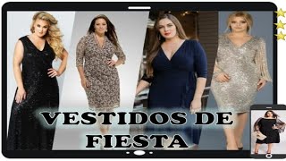 ❤️VESTIDOS de Fiesta para GORDITAS y BAJITAS【NUEVO】Vestidos para GORDITAS TENDENCIA 20242025 [upl. by Caia]