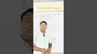 Order and degree of differential equation I Class 12 Maths I CBSE Board [upl. by Cardinal311]