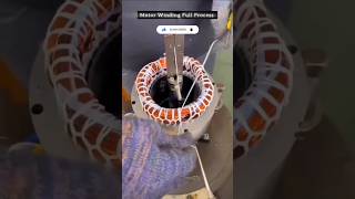 Motor Winding Full Process 😮 shorts shortsfeed ytshorts ytviral electrical [upl. by Sean]