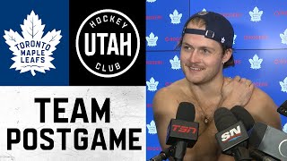 Maple Leafs Media Availability  Postgame vs Utah Hockey Club  November 24 2024 [upl. by Nnaharas]