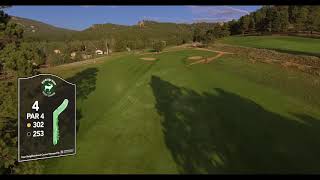 Evergreen Golf Course  Hole 4  Denver Golf [upl. by Roinuj616]