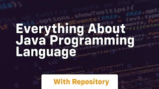 everything about java programming language [upl. by Padgett]