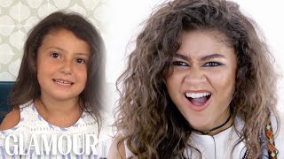 Zendaya Gives Life Advice to Young Girls  Glamour [upl. by Krueger]