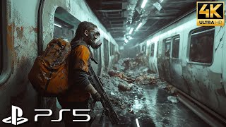 PS5 Survive The Metro™  Ultra Realistic Immersive Graphics Gameplay 4K 60FPS Last of Us [upl. by Wymore]