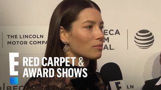 Jessica Biel Is Justin Timberlakes quot1 Fanquot  E Red Carpet amp Award Shows [upl. by Ennire]