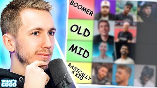 BRUTAL SIDEMEN BOOMER TIER LIST [upl. by Ueih]