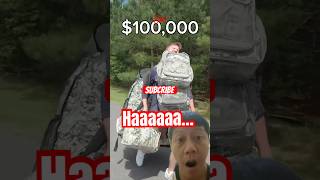 How strong is mr beast running with a lot of money mrbeast subcribe [upl. by Akena386]