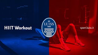 Terzo allenamento con Fabio Inka e il corso AS Luiss HIIT Workout [upl. by Brentt]