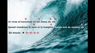 je veux menraciner en toi paroles amp accords [upl. by Amethist468]