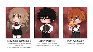 【📖】Yearbook Trend  Slight HarcoDrarry  Golden Trio 🦁⚡️  HP  GC [upl. by Barling]