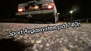 Sportavgassystem på 740n  VLOGG 472 [upl. by Narud]