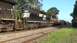 NS P78 mixed freight Spartanburg  Greenville turn by Wellford 61524 AC44C6M  SD403 lead [upl. by Hoag517]