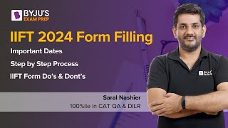 IIFT 202426 Form Filling  IIFT Registration Process  IIFT 2024 Step by step Guide  BYJUS MBA [upl. by Amled508]