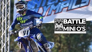 BATTLE 450 Pro Sport Heat Race  Mini Os Supercross [upl. by Avuha]