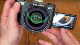 Digital Camera for Photography VJIANGER 4K 48MP Vlogging Camera for YouTube Review [upl. by Emmaline]