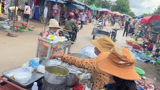 A normal market but unusual sales it is a market in Banteay Meanchey Cambodia markets [upl. by Rehptosirhc]