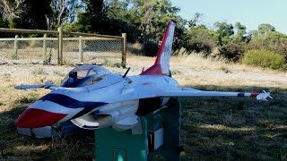 HSD F16 pusher prop maiden [upl. by Anairo]