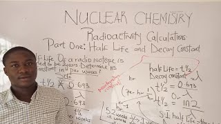 Half Life Chemistry Problems  Nuclear Radioactive Decay Calculations Practice Examples [upl. by Emmott]