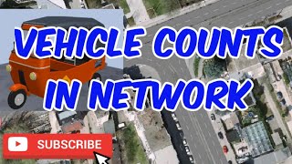 VISSIM Tutorial  11 Vehicle Counts in Network  How to use DATA COLLECTION object in VISSIM [upl. by Bertine189]