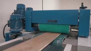 SOEST UV finishing line  Application of 2 coats in 1 pass [upl. by Hutchison61]