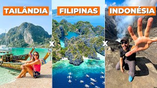 Tailândia Indonésia Bali ou Filipinas  Pra qual deles você deve viajar Qual é o melhor [upl. by Namaj36]