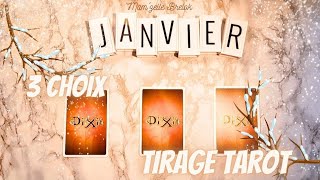 JANVIER 2024 ❄️ TIRAGE TAROT ⭐ 3 CHOIX [upl. by Eisenstark]