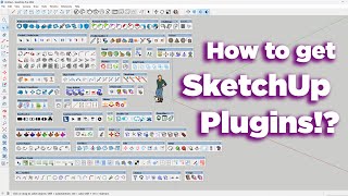 How to Download and install SketchUp Plugins [upl. by Elvin]