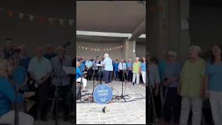 Aye Ngena  Axbridge Singers at Lyme Regis Folk Festival August 2023 [upl. by Adnylem]