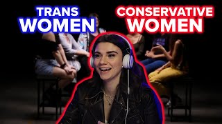 Trans Women Vs Conservative Women Debate [upl. by Tenner]