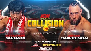 FULL MATCH  Bryan Danielson vs Katsuyori Shibata AEW Collision March 16 2024 [upl. by Gavrielle]