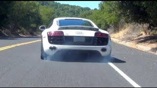 Audi R8 V10 with Capristo Exhaust  In Action [upl. by Miza48]