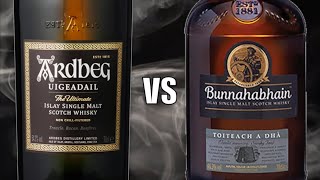 Ardbeg Uigeadail vs Bunnahabhain Toiteach A Dhà Islay Single Malt Scotch Whisky [upl. by Even]