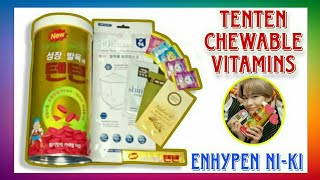 I tried TENTEN Vitamins of our giant maknae NiKi UNBOXING [upl. by Charlet58]