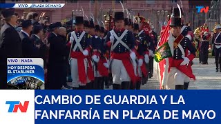 Regimientos de Granaderos Patricios e Iriarte realizaron el cambio de guardia [upl. by Anival]