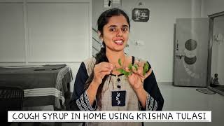 Natural Home cough syrup using Tulasi cough coughremedies ayurveda homeremedies coughremedy [upl. by Elwood]