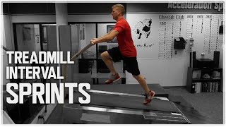 Sprint Interval Training Incline Treadmill  Speed Endurance Workout [upl. by Aretse]