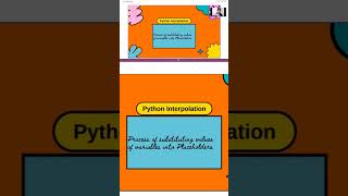 python interpolation string integer modulo operator substitute variablesinpython [upl. by Hosbein200]