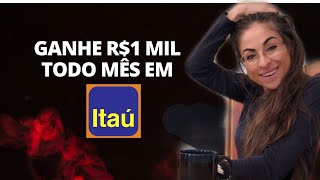 Itaú ITUB3ITUB4 Quanto investir para GANHAR R1 MIL TODO MÊS de DIVIDENDOS  Ações de bancos [upl. by Sedda]