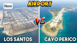 GTA 5  LOS SANTOS VS CAYO PERICO AIRPORT COMPARISON [upl. by Muir852]