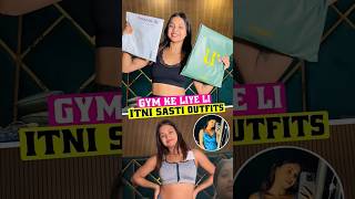 Gym Ke Liye Li Itni Sasti Outfits 😍 minivlog sonadey mukulsona gym [upl. by Suollecram]