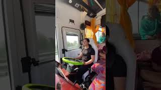 Girl Bus driver automobile travel train [upl. by Etram]