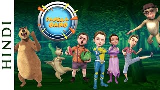 Pangaa Gang Hindi  Animated Full Length Movie for Children  HD [upl. by Retxab748]