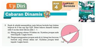 KSSM Matematik Tingkatan 3 Bab 4 lukisan berskala uji diri no3 cabaran dinamis buku teks [upl. by Harutek818]