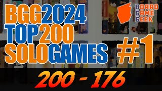 200176  BGG Top 200 Solo Games 1 [upl. by Avilo671]