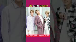 Bts Getting Disband 😧 बीटीएस बैंड होने वाला है डिसबैंड [upl. by Annahsohs]