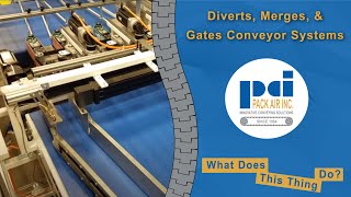 Conveyor Systems Using Diverts Merges and Gates [upl. by Launame]