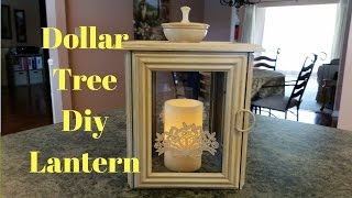 Dollar Tree Diy Lantern [upl. by Ynattir]