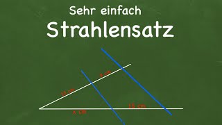 Strahlensatz Der 1 und der 2 Strahlensatz [upl. by Acile]