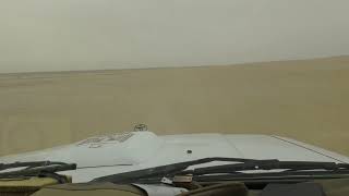 driving in the Egyptian Sahara west of Fayoum Oasis [upl. by Idonah]