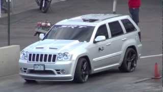 Jeep Grand Cherokee SRT8 vs Corvette [upl. by Gaige]